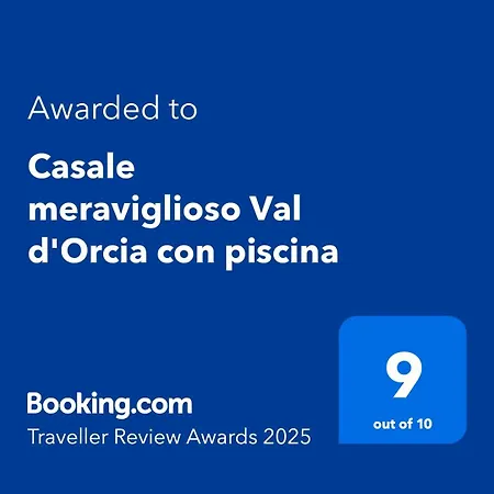 Villa Casale Meraviglioso Val D'orcia Con Piscina *
